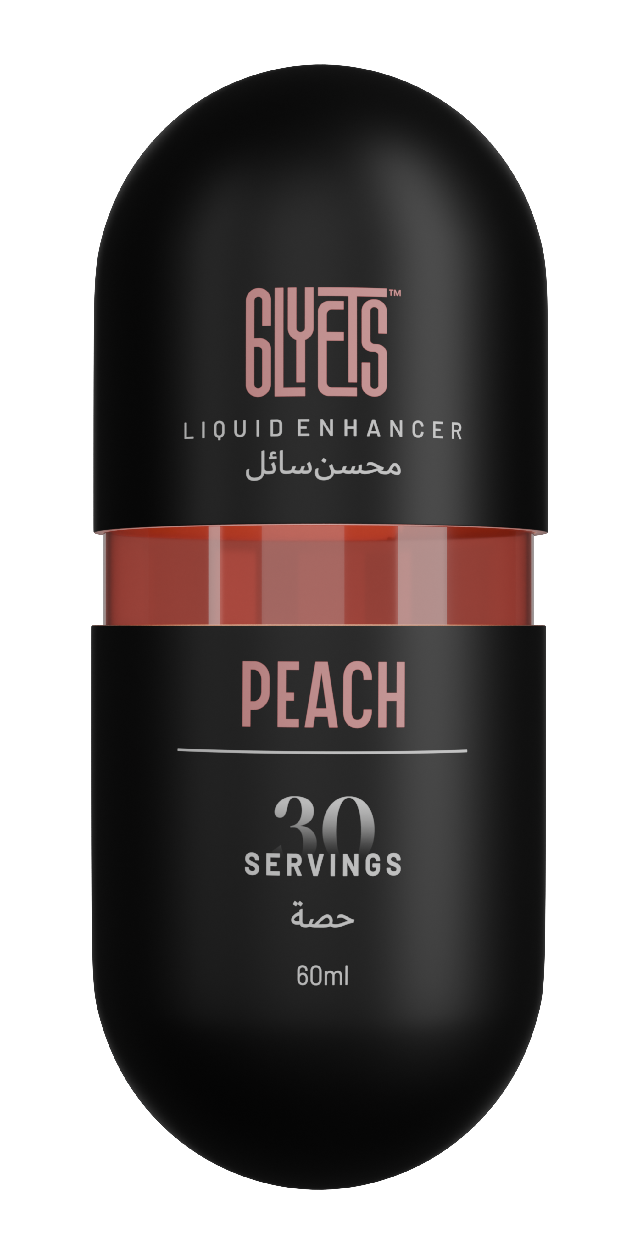 6LYETS Peach Liquid Enhancer - Zero Sugar, 30 Servings